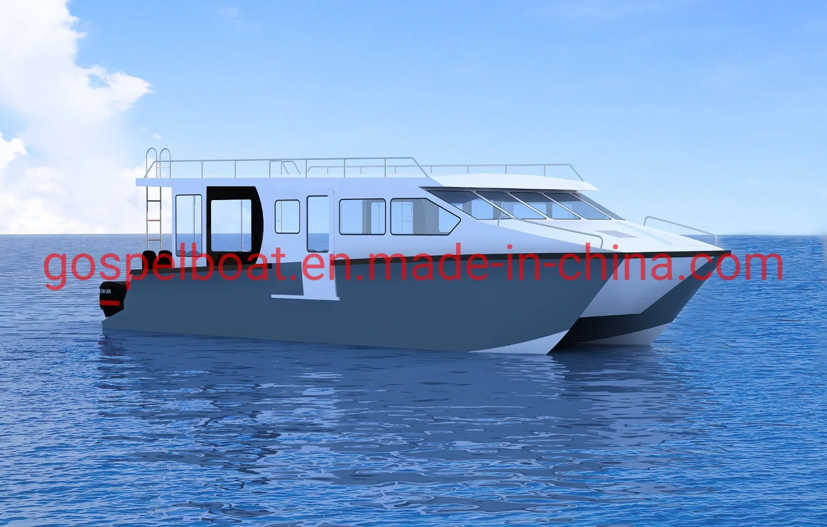 13m High Speed Aluminium Catamaran Passenger Ship