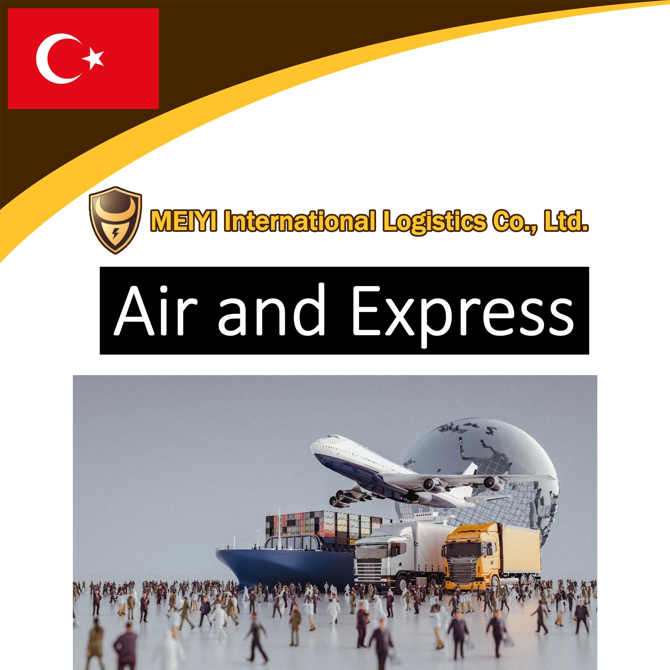 Servicio de carga logística para los compradores de Alibaba a Turquía, Somalia y el aire de carga aérea transporte y fletes marítimos naviera express