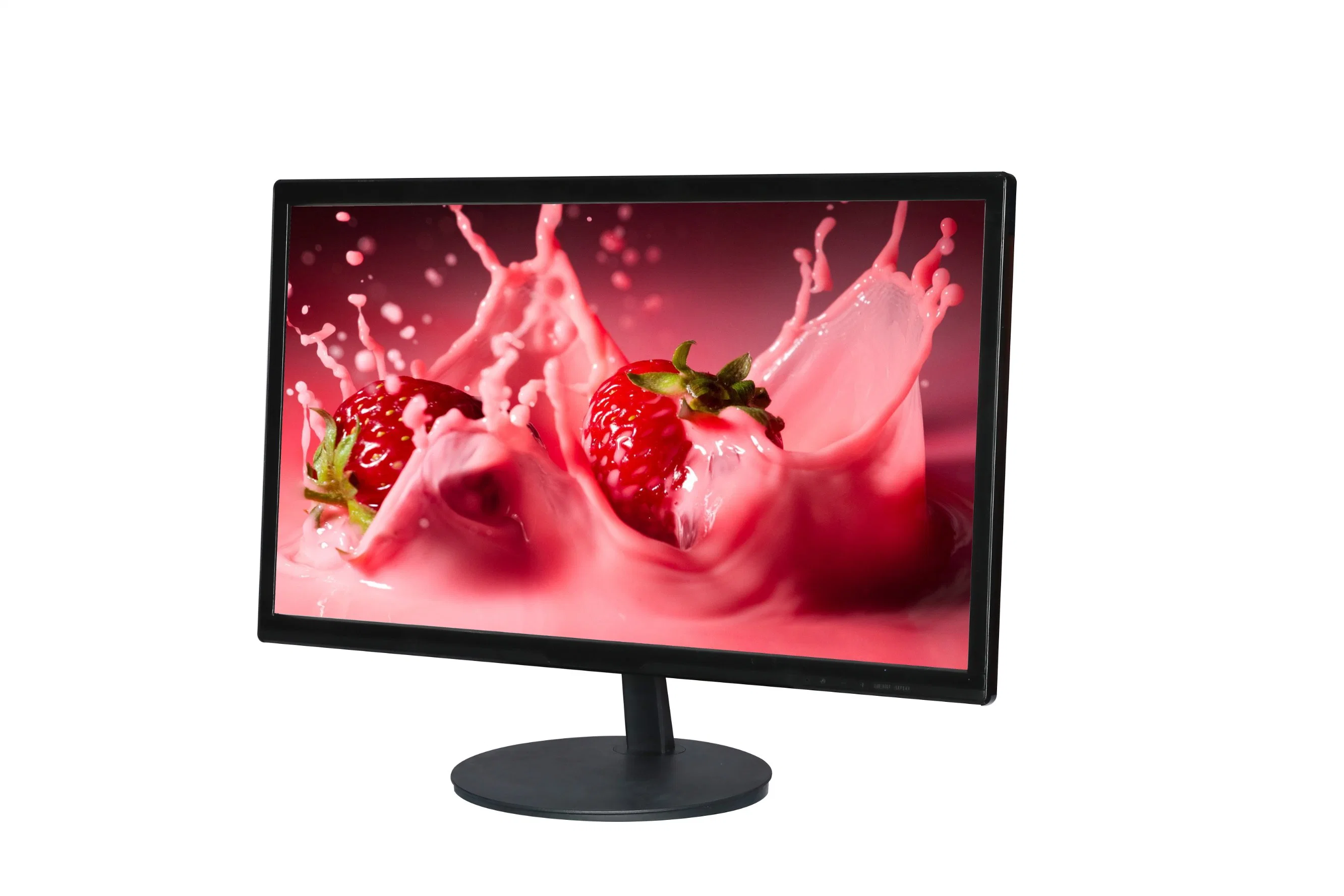 Moniteur 17 pouces de bonne qualité de moniteur PC de bureau de l'écran du panneau TFT Noir 1280*1024 Écran LCD Full HD