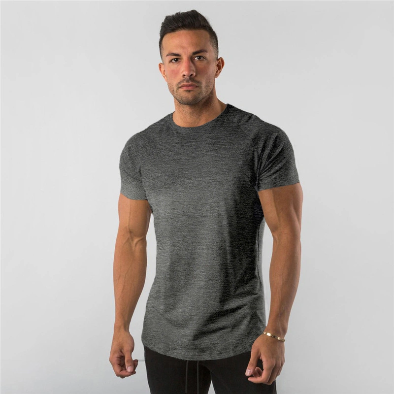 Men's Casual Plain T-Shirt 100% Cotton Loose Sports Short-Sleeved Super Size Can Be Wholesale/Supplier Customized