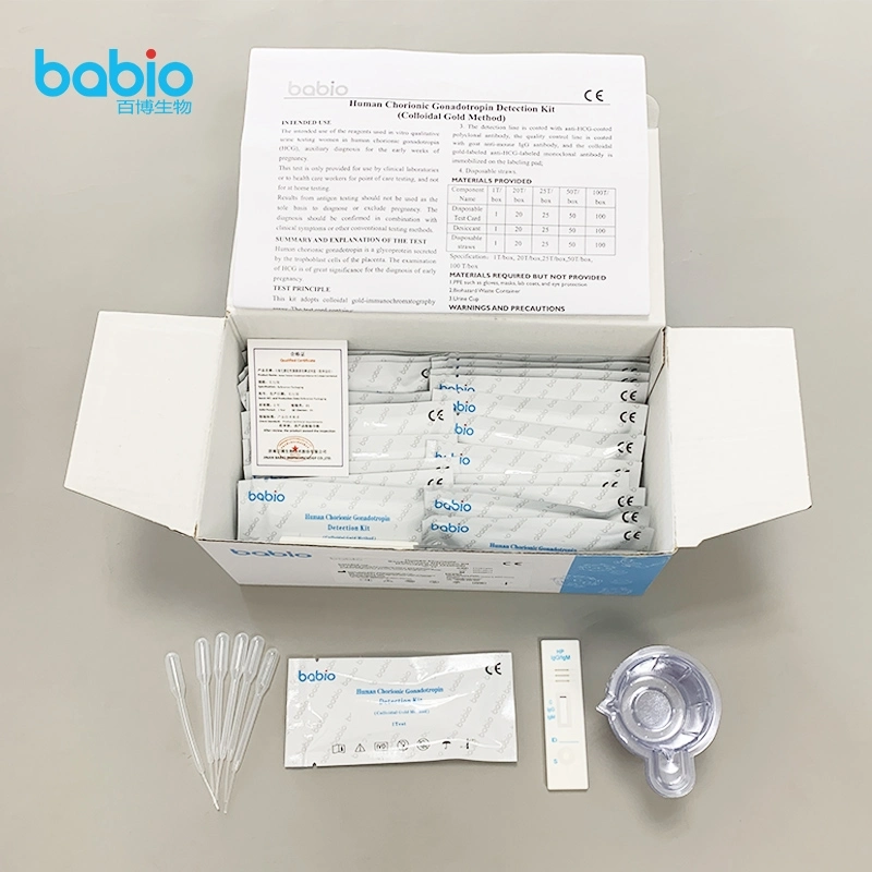 High quality/High cost performance HCG Pregnancy Test Cassette Kit Rapid Test