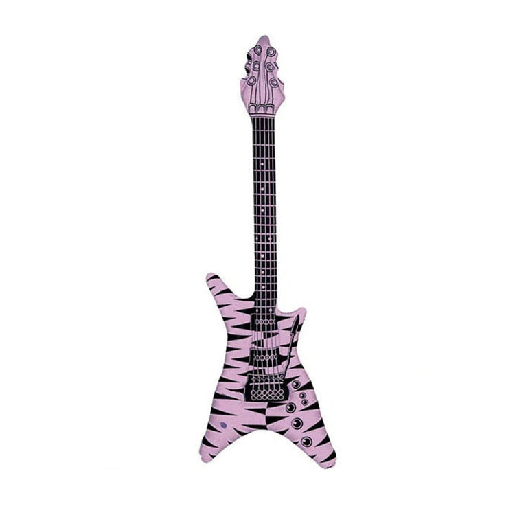 Guitarra Rosa insuflável