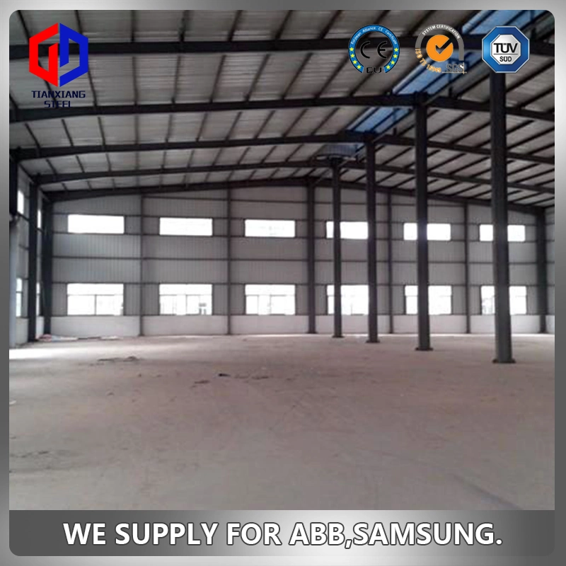 Industrial Prefabricated/Modular Metal Prefab Factory/Workshop/Wareshop/Steel Building Structure