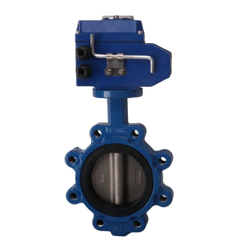 Electric Actuated Lug Type Ductile Iron Butterfly Valve