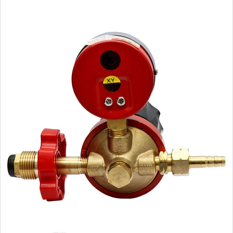 LPG/Propane/CNG/Natural Gas Regulator with 63mm Pressure Gauge Sam Won Swr-050 Type Style 3kgf/Cm2 0.3MPa W22-14 W23-14 Cga540