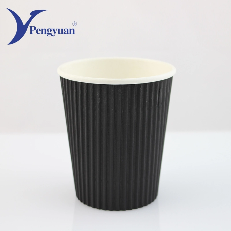 Wholesale/Supplier Custom Logo Printed Ripple Wall Paper Cup Paper Baking Cup