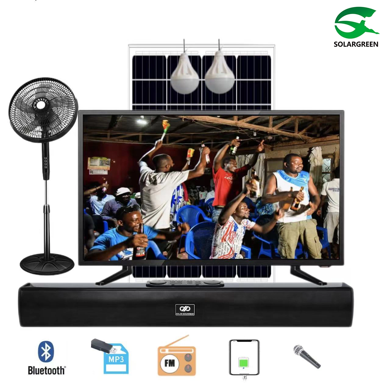 Solar LCD LED TV 32 43 Inch LCD LED Flat Screen Smart/ DVB TV Television