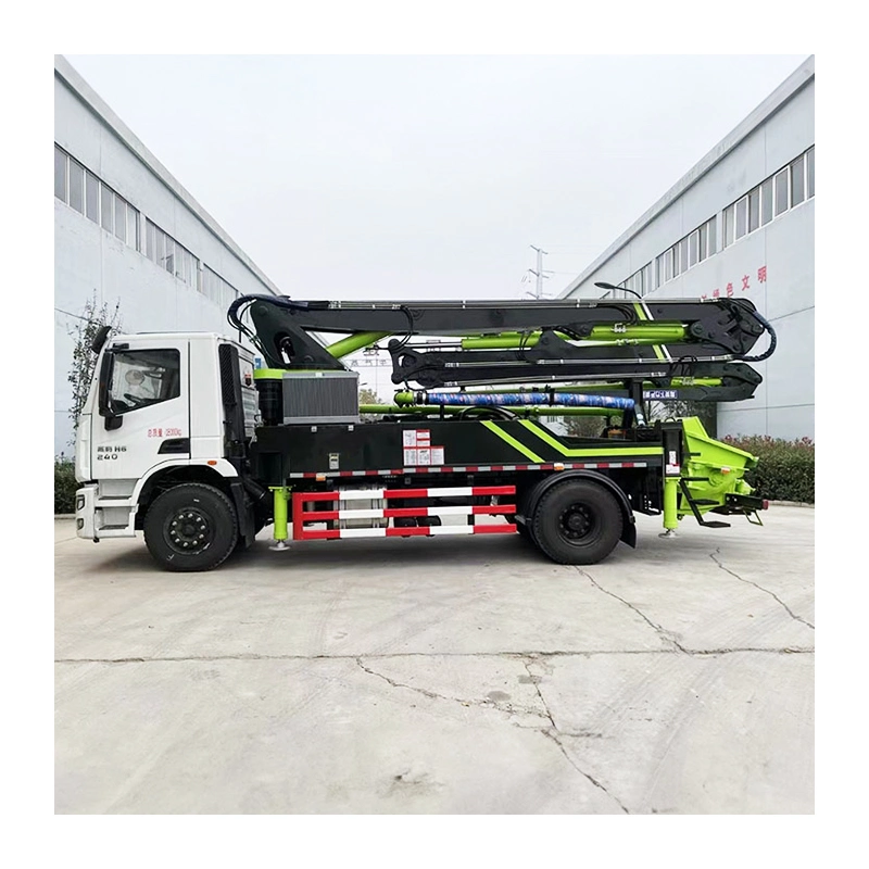 26 M Concrete Pump Truck Mixing Truck with Cement Boom Pump