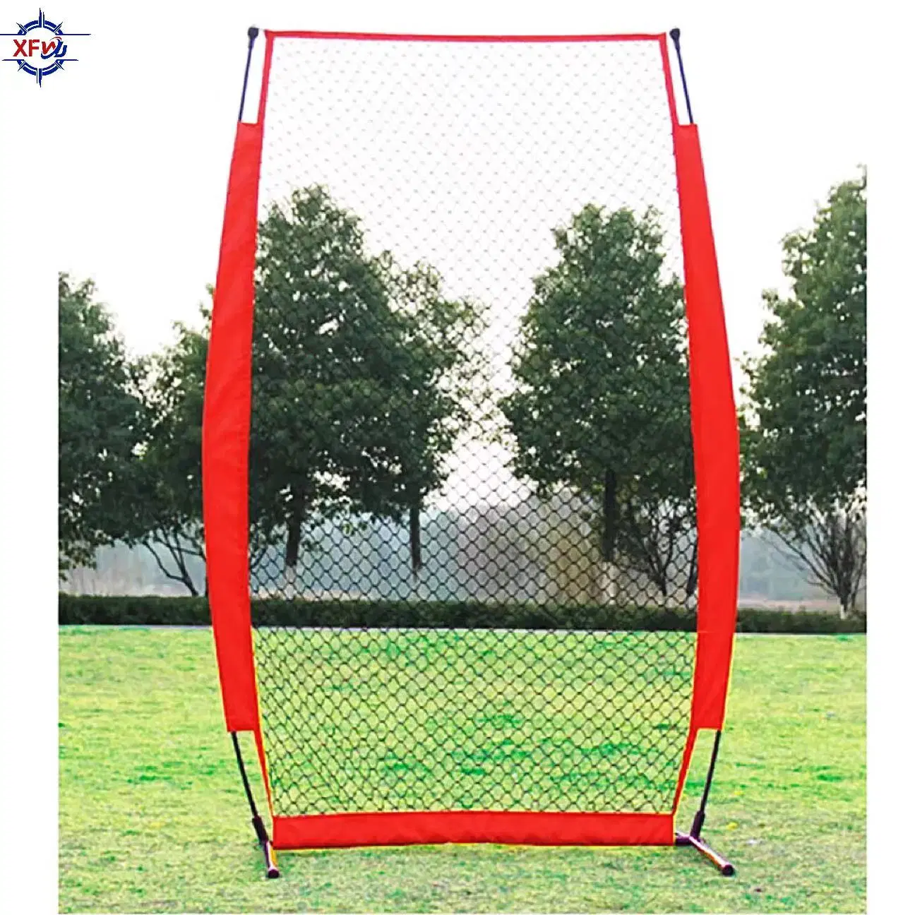 Portable I Screen Baseball Practice Hitiing and Softball Pitcher Protection Net