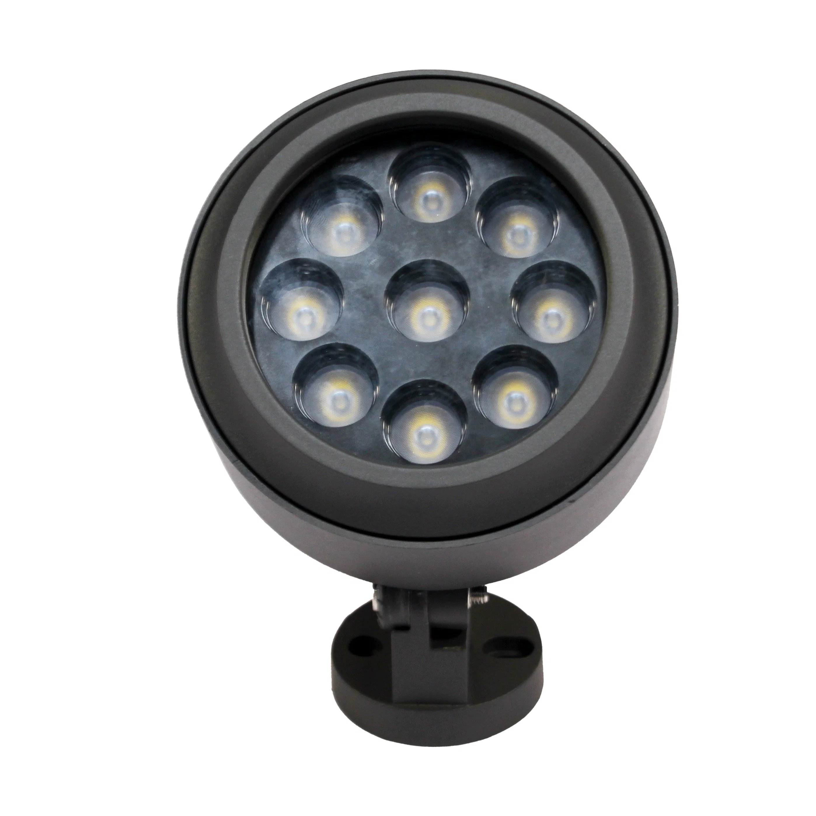 Circular IP66 Aluminum Outdoor Projector 18W 3535 LED Landscaping Flood Light