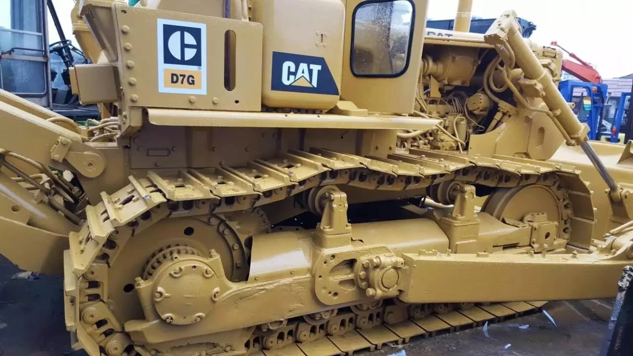 Máquinas de transporte de escavadoras utilizadas motor diesel D6h com bulldozer