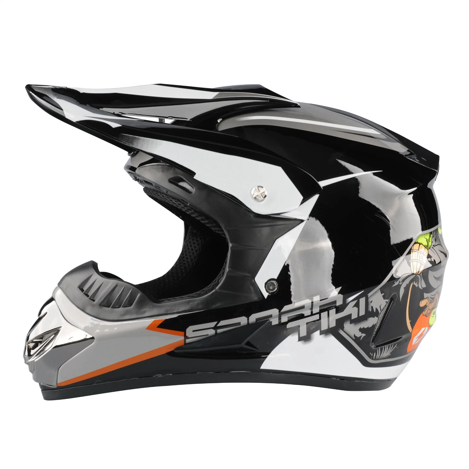 Casque de motocross intégral pour moto tout-terrain sportive hors route