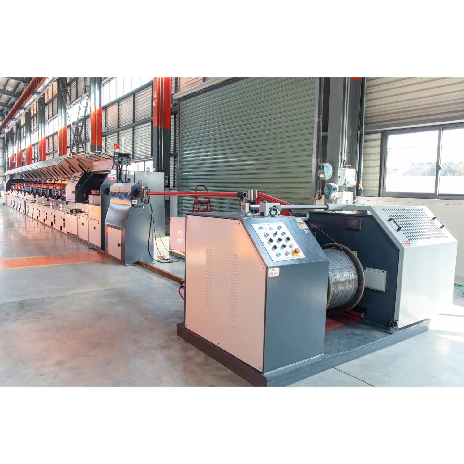 Chinese Zhixuan Low Price Wire Drawing Equipment with CE and ISO Certificate and Servo Motor Invent for Steel Rope Wire