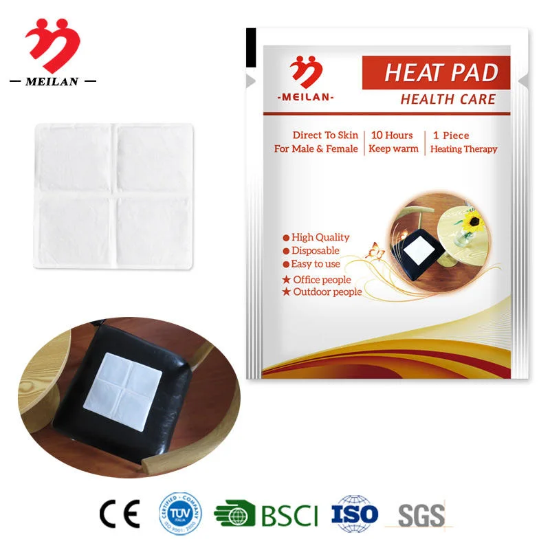 Custom White Instant Hot Heat Factory Hot Patch almohadilla de calentamiento