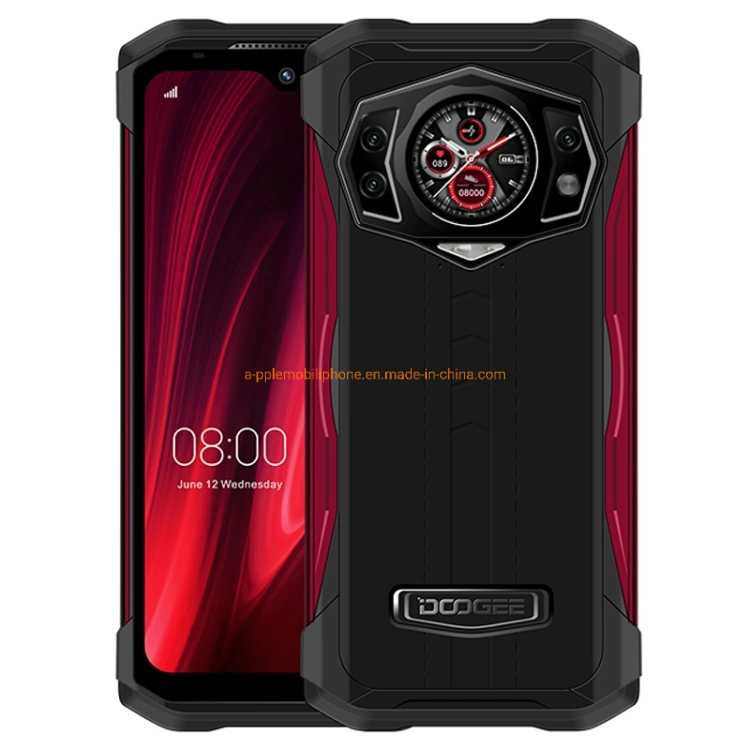 Smartphone 2 en 1 Reloj inteligente IP68/IP69K 6000mAh Android teléfono robusto 12 CPU S98 8GB Cámara de visión nocturna+256GB