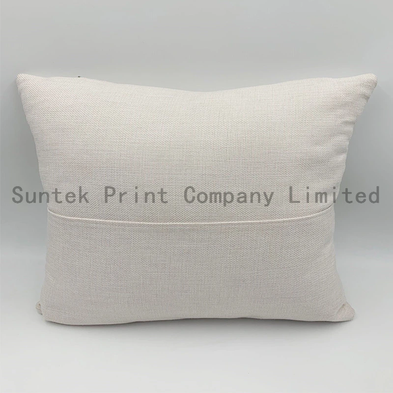 Linen Blank Pocket Pillow Cover for Sublimation