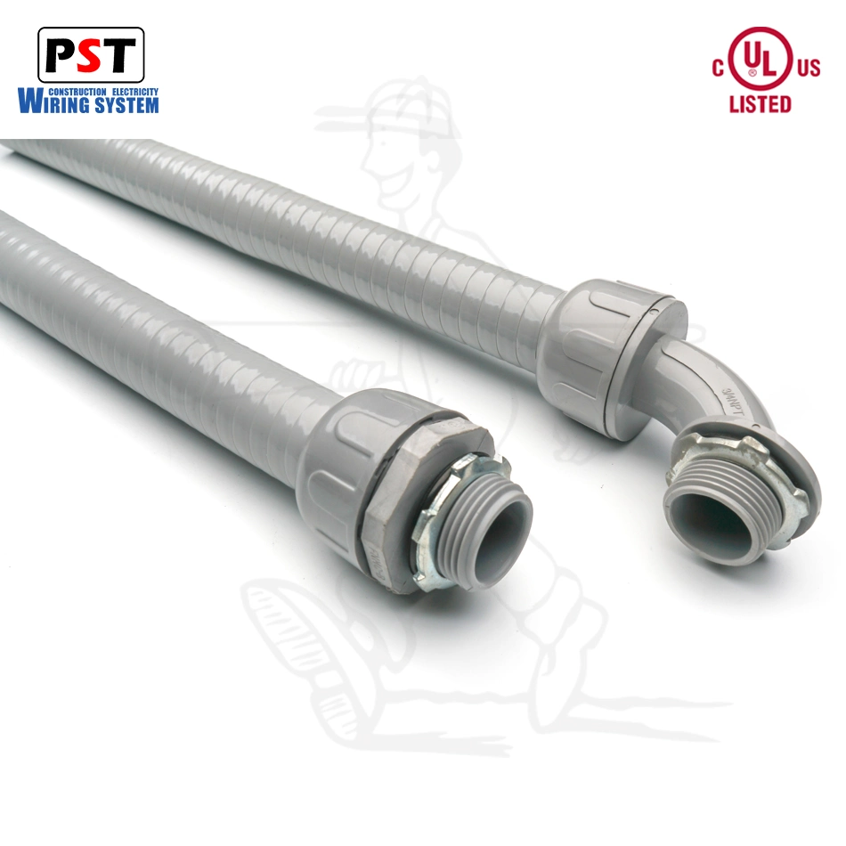 Non-Metallic Liquid Tight Straight Electrical Conduit Connector Electrical Conduit Fitting