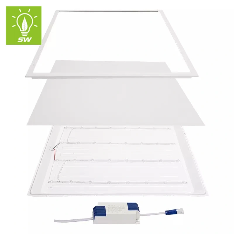 CE RoHS ERP Approved 165-265V 18W 25W 35W 40W 48W IP20 Indoor Office Lamp Light Front/Side Glow OEM/ODM Packing LED Panel Light with 2700K 4000K 6500K