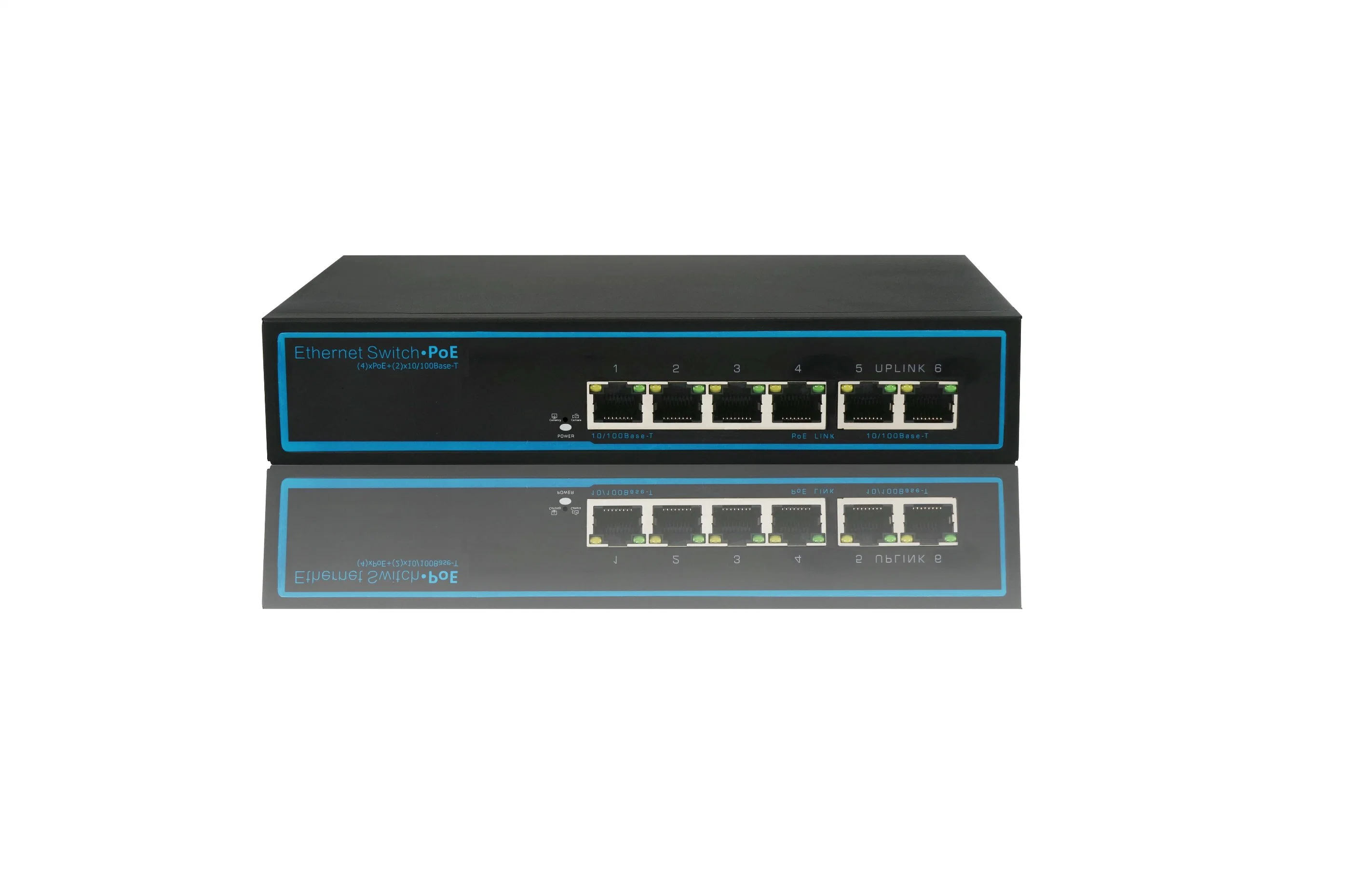 10/100Mbps 4+2 Port 75W Poe Switch (Built-in Power Supply)