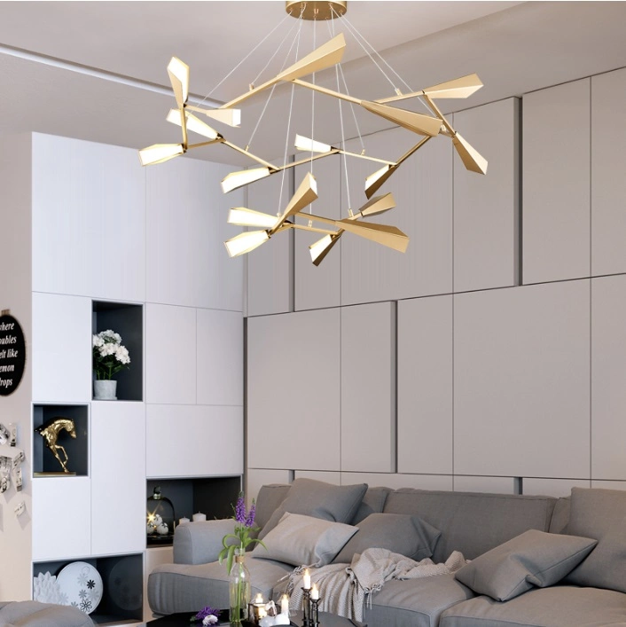 Poignée de commande de l'éclairage LED Lustre moderne pour la décoration intérieure