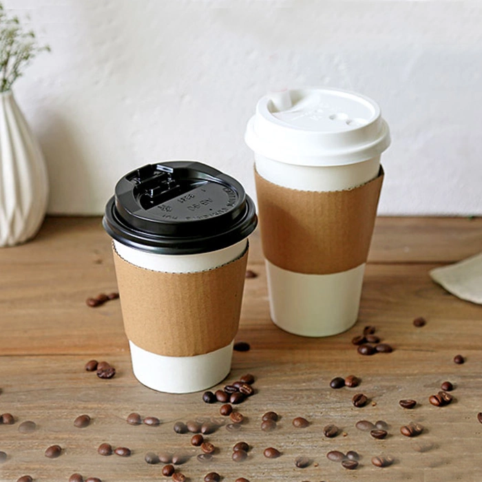 8oz 12oz Disposable Take out Hot Coffee Paper Cups