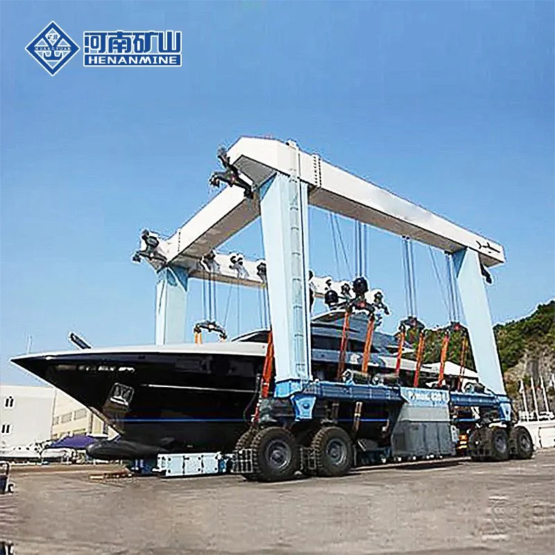 50 Ton - 300 Ton Boat Hoist Marine Travel Lift Gantry Crane