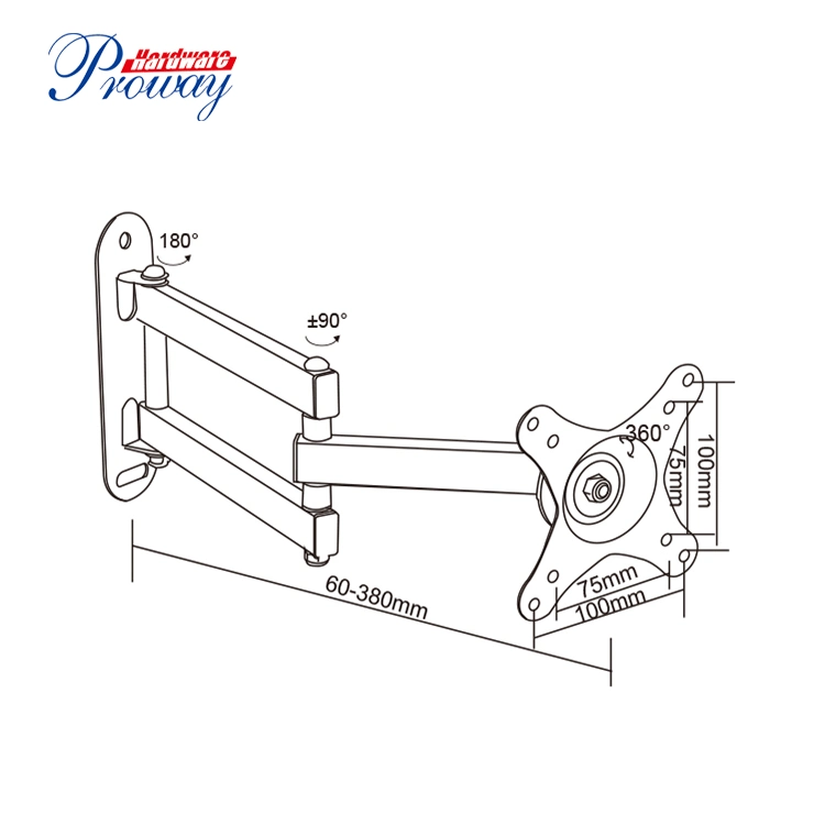 En la pared para LCD 22-50 pulgadas soporte TV TV LED TV LCD Soporte de pared