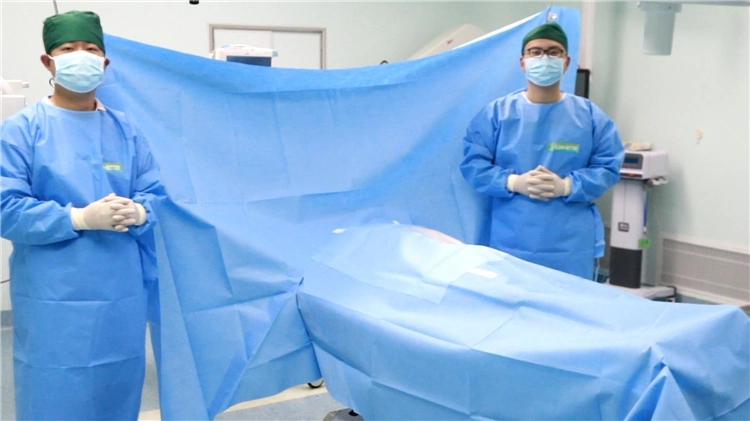 Medical Supply Disposable Surgical Absorbent Laparotomy Drape Pack