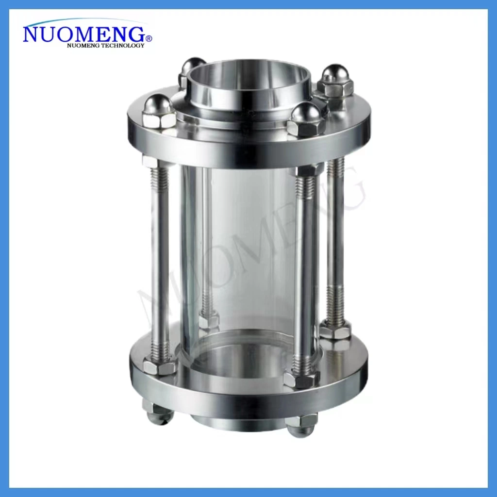 Sanitary Stainless Steel Clamped Straight Glass DIN-Nm111-7202