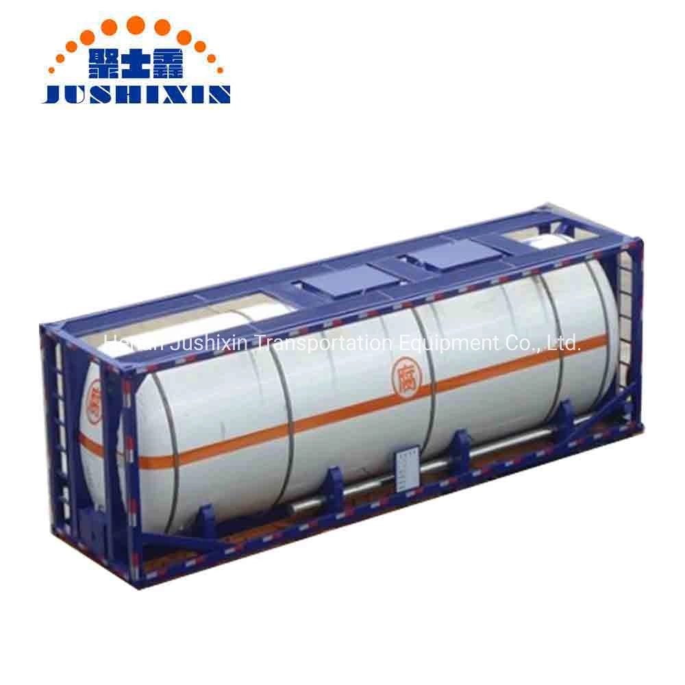 China Jsxt 20ft T11/T14/T13/T4/T7/T22 Versand HCl/Sulfisch/Glykole/Methanol/Alkohol/Hydrofludric/NaCl/H2O2/Naclo-Säure ISO Edelstahl Behälter Für Lebensmittelbehälter