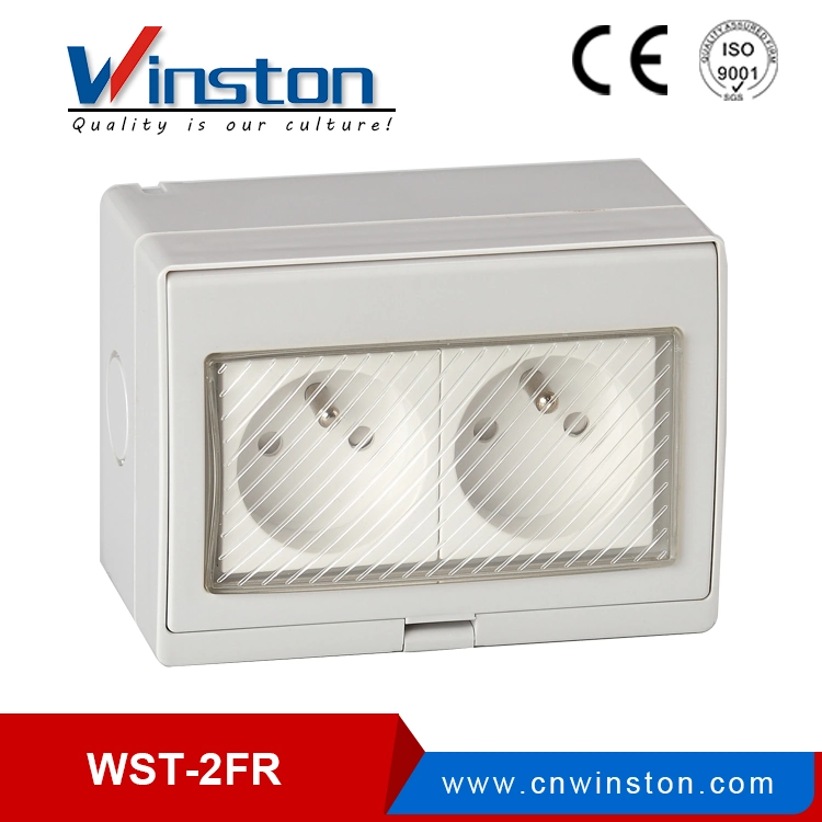 Surface Mounted French Type Switch Socket Waterproof