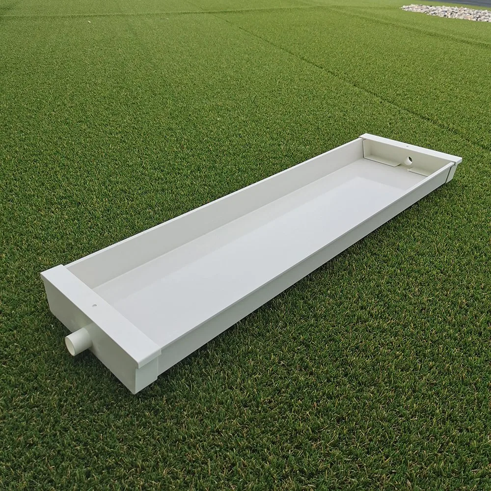 Vertical Hydroponics Fodder Grass Tray System PVC Trough Microgreen Nursury Fodder for Sheep Cattle Hydroponics Fodder Trays