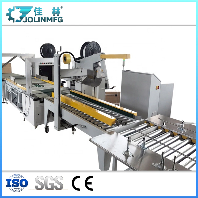 Automatic Medicine Box Carton Erector Packing Sealing and Strapping Machine for Packing Line