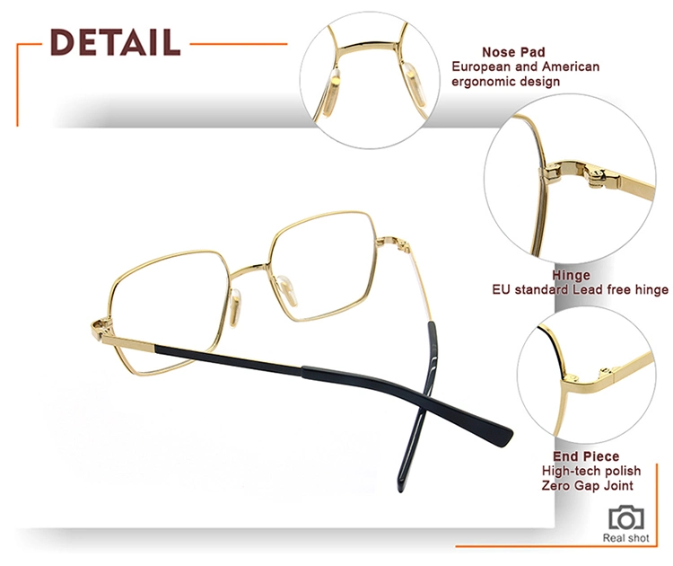 Verres de lunettes de lecture des trames Fashion Designers Lunettes optiques