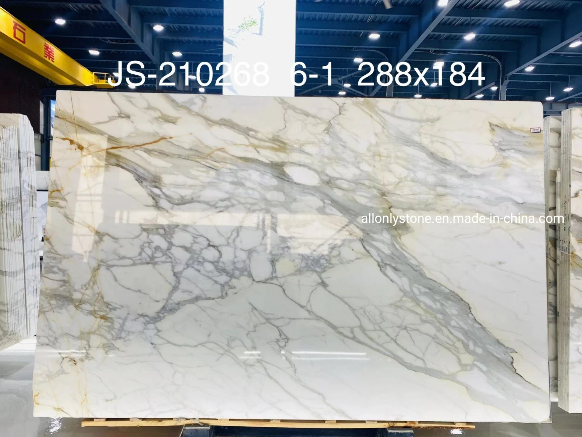 Wholesale/Supplier Luxury Stone Design Italy Gold Marble Tiles Price Calacatta Gold Marble