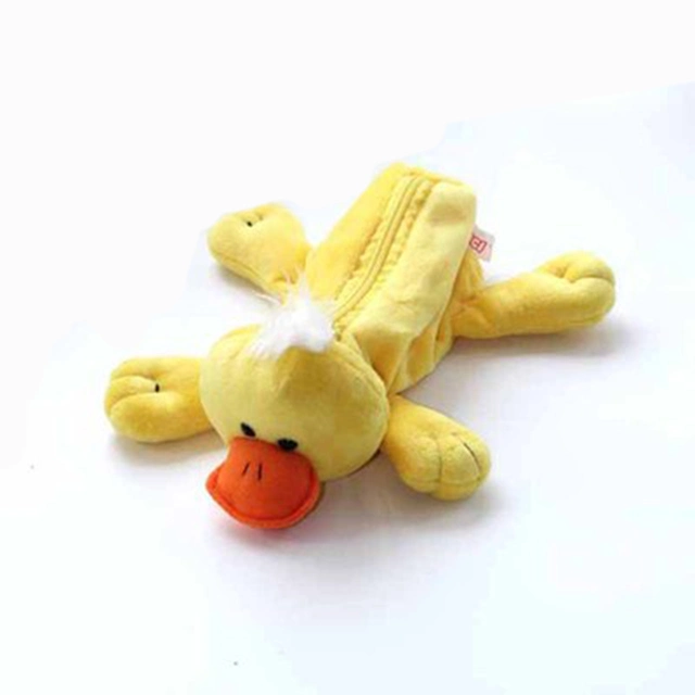 Preschool Custom Stationery Duck Soft Plush Pencil Bag