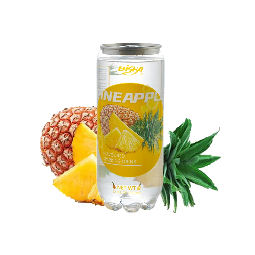 350ml Slogan Can Pineapple Flavor Soft Drink/Soda Water/Beverage