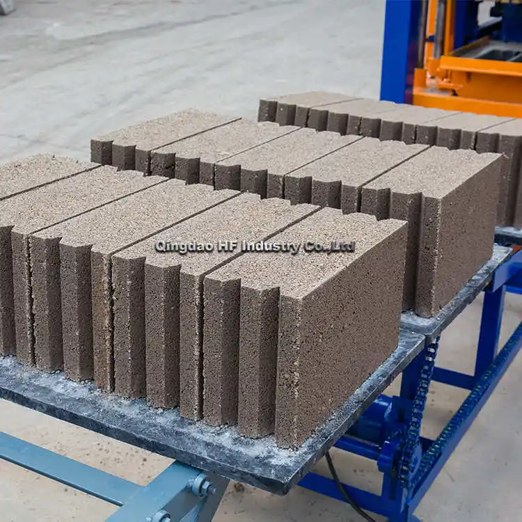 Qingdao Hf Industrie Qt4-16 Automatische Zement Beton Hohlblock Herstellung Maschine