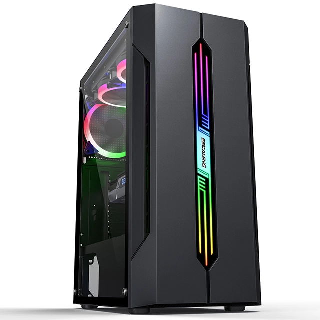 Высокий уровень корпус ATX корпуса ПК для игр со стеклянными RGB газа