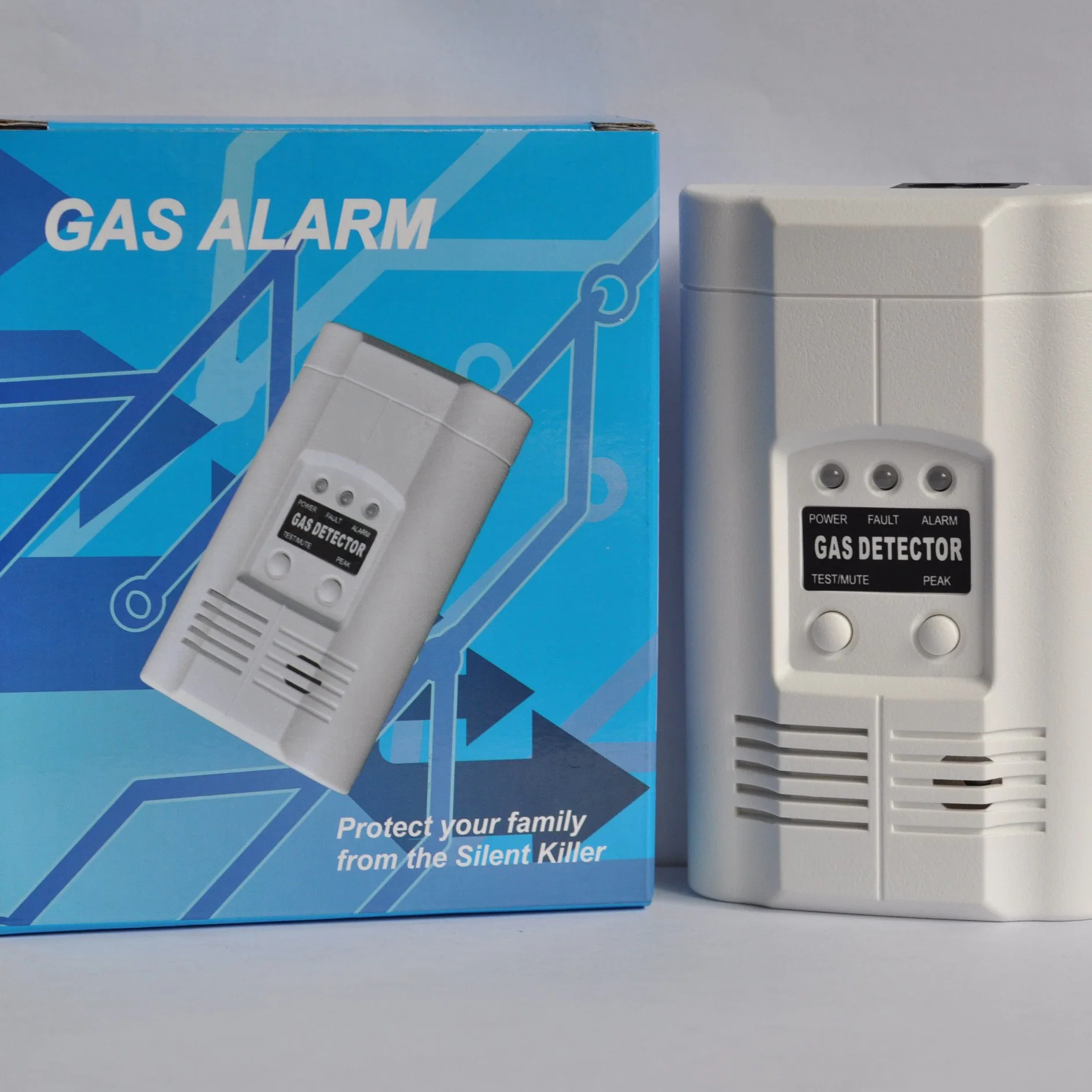 Fire Gas Alarm 220V LPG Gas Detector Price Kitchen Cooking Gas Leak Detector