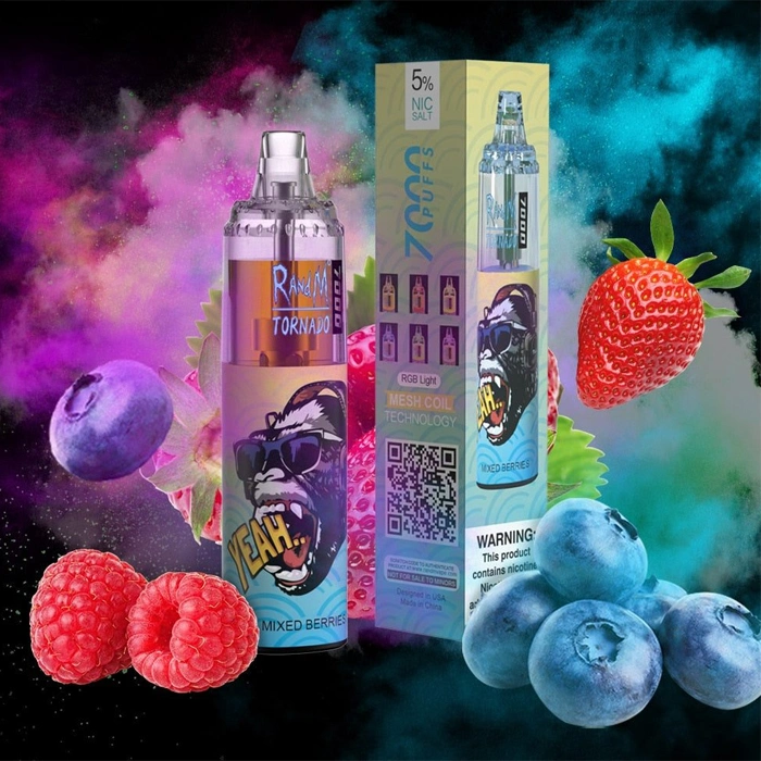 Belgium Hot Selling Randm Tornado 7K Vape Big Sale in Stock Fast Delivery Randm Tornado7000 Kaufen Randm 9K /10K RM R and M Disposable/Chargeable Puff Bar Wholesale/Supplier I Vape