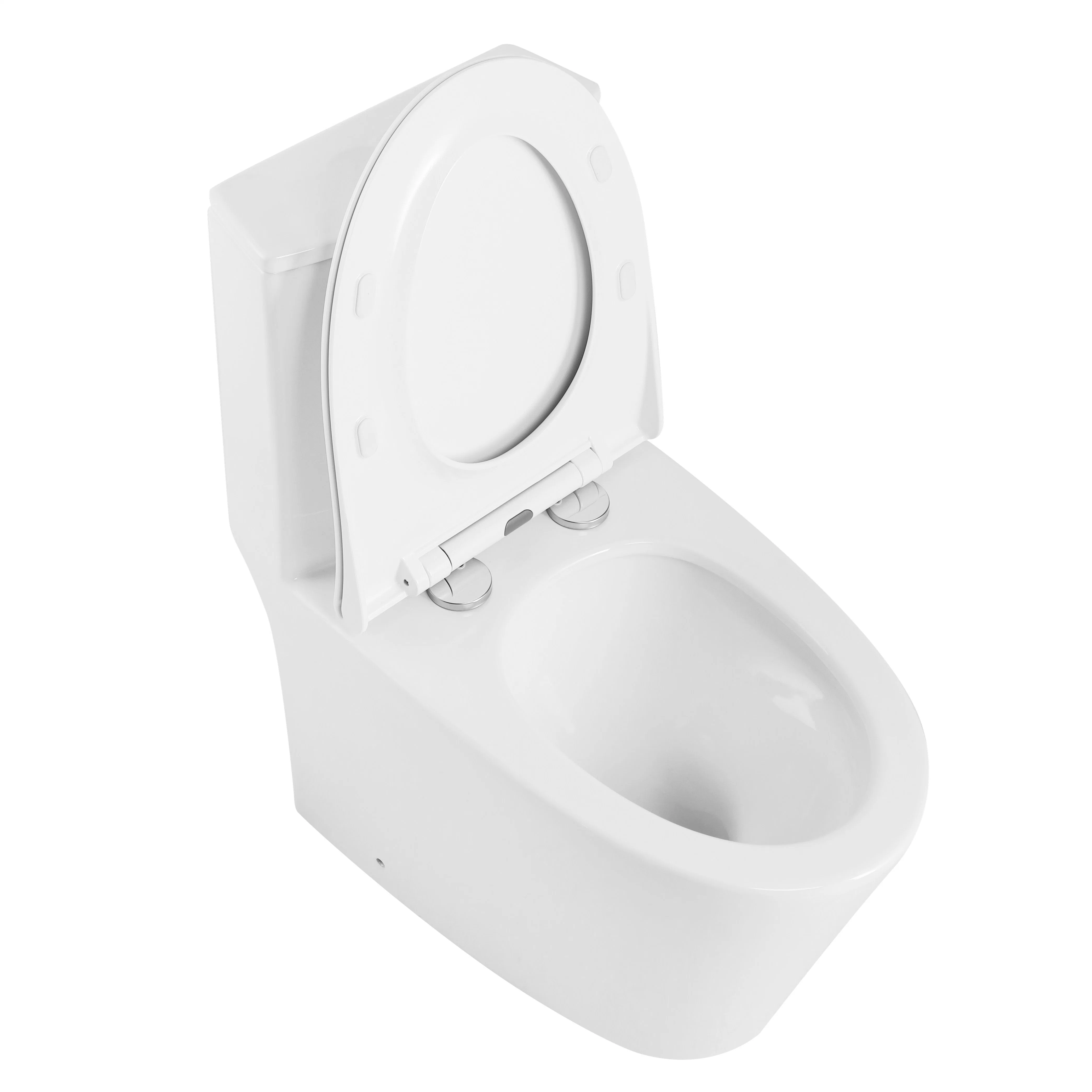 Bathroom Furniture Sanitary Ware Ceramica Water Closet Single Hole Tornado Whirlpoo One Piece Toilet Bowl