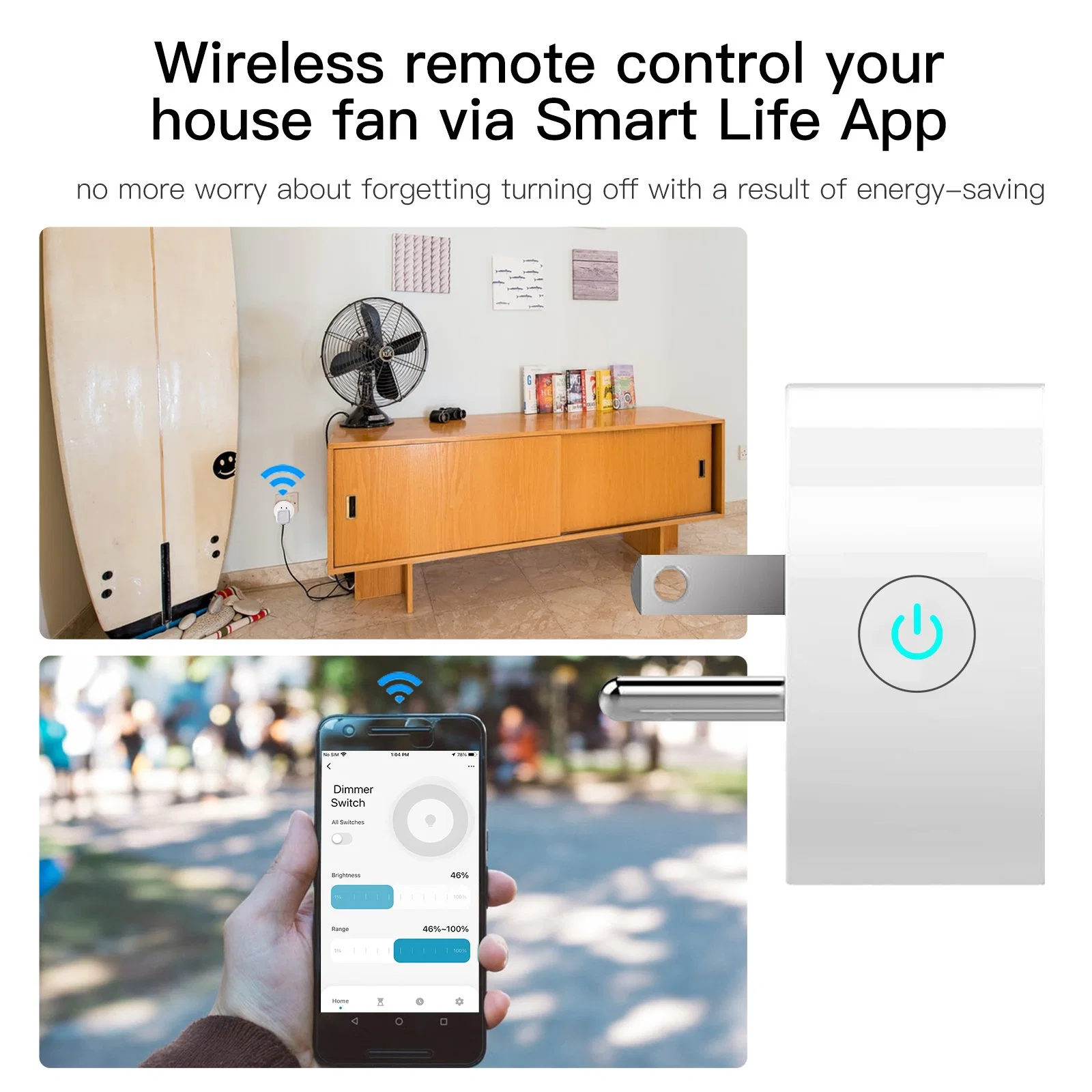 Bujão do Soquete de Energia Inteligente WiFi de Ajuste de Brilho Plug Timer Tuya vida inteligente APP compatível para a Amazônia Alexa Google Assistant Voice Control Mini-Smart Home opção Predefiniç autom