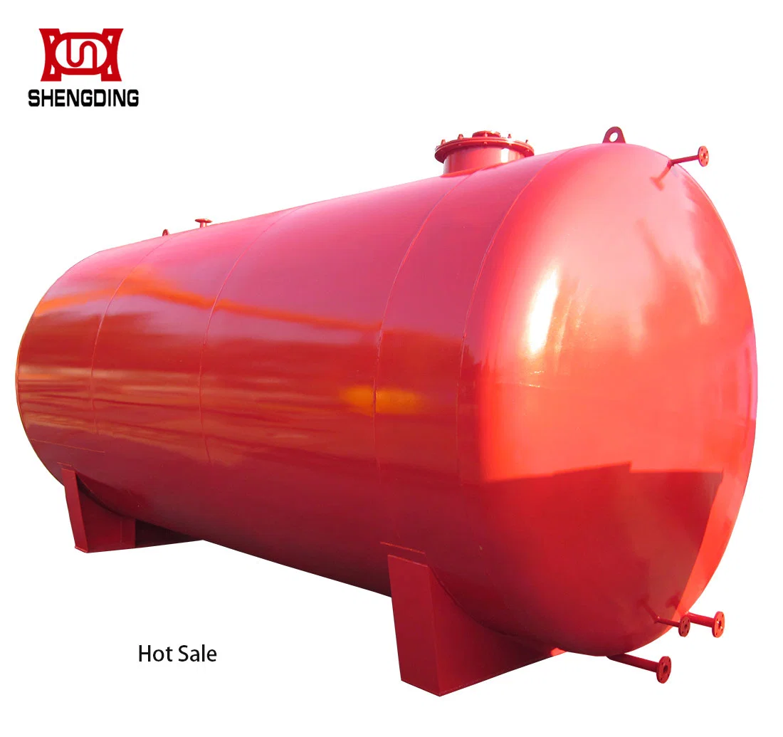 Horizontal Carbon Steel Oil Tank Sold for Oil Diesel Oil Storage Tank for Sale Large Chemical Pressure Storage Tank