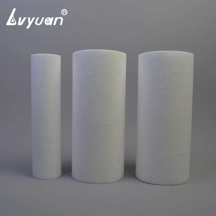 Melt Blown PP Polypropylene Water Filter Cartridge with 222 226 and Fin Interface