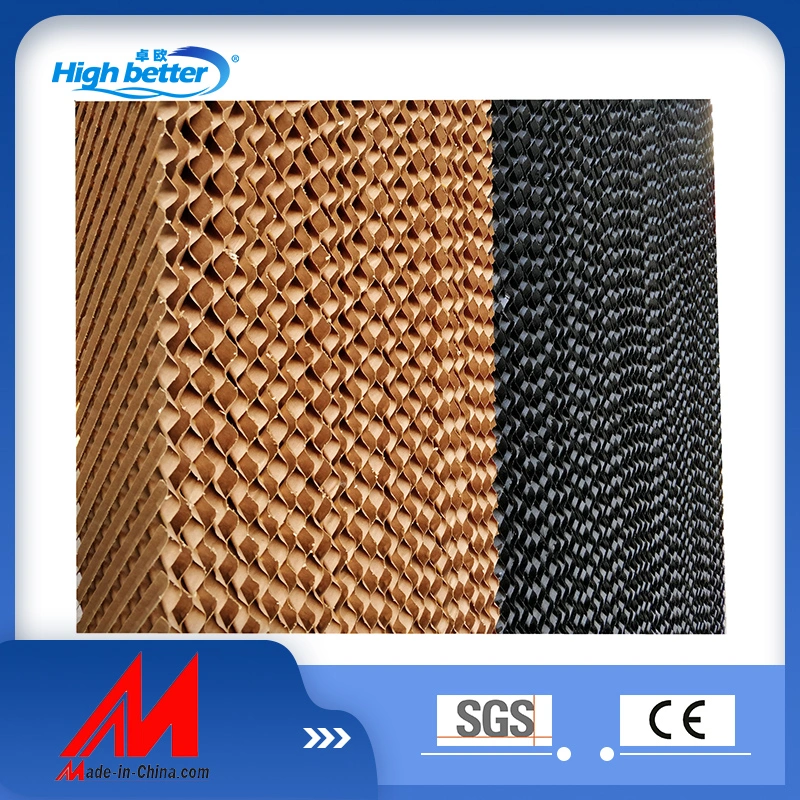 Good Price Fan Pad Customize Wet Curtains and Greenhouse Evaporative Cooling Pad for Poultry Farm Equipment