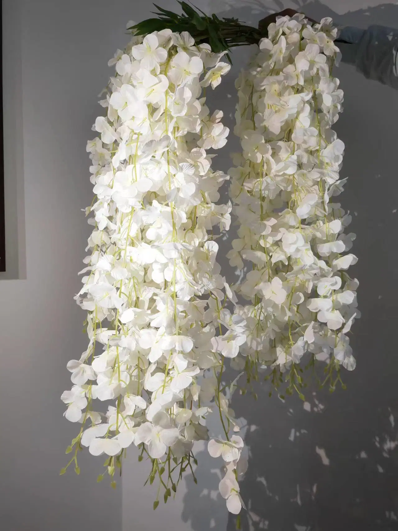 Indoor Wedding Ceiling Decoration Simulation Plant Wall Simulation Wisteria Artificial Flowers