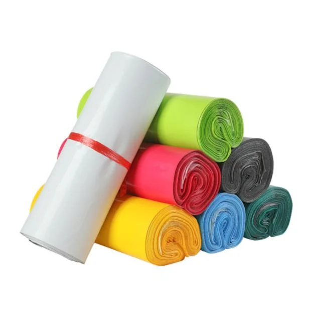 Printed Colorful Waterproof Garment Packing Bags Thickened White Express Bags