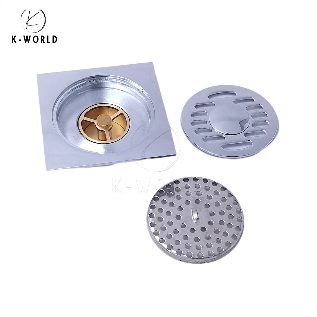 K-World Floor Sink Drain Factory Custom Backflow Preventer Shower Floor Drain China Cheap Price Floor Drain Grate