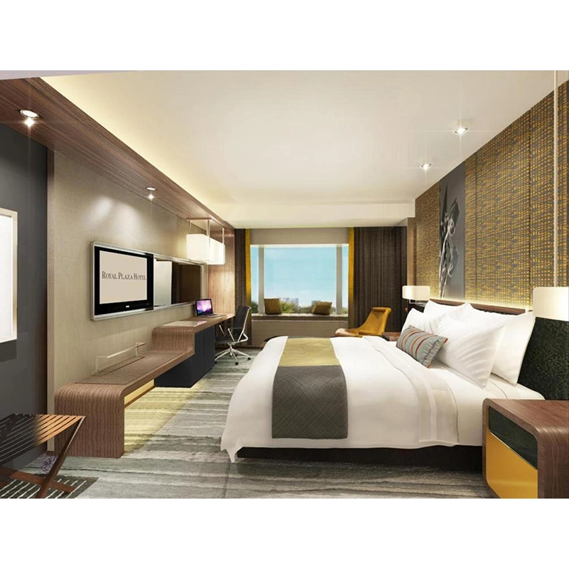 International Hotels Resort Projet d'hôtel 5 étoiles Mobilier de chambre classique Ensembles de meubles d'hôtel.